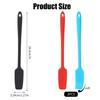 Set of 3 Silicone Jar Spatulas, Rubber Spatulas, Long Handle Jar Spatulas, Small Silicone Spatulas, Thin Spatulas, Nonstick Silicone Scrapers, Kitchen