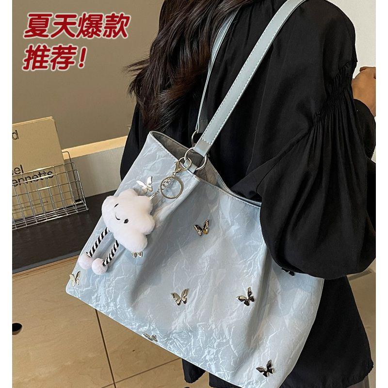 Large Capacity 2025 New Bag Autumn and Winter High-end Shoulder Bag College Students Class Commuting Bag Tote Bag