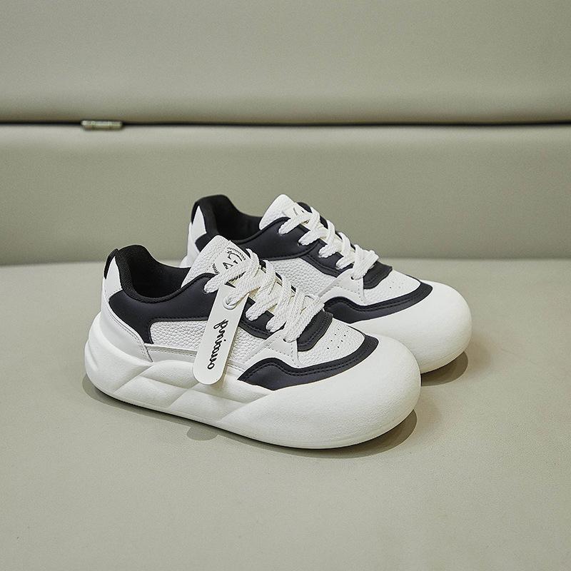 

Женские массивные кроссовки без шнуровки на платформе из искусственной кожи, повседневные спортивные прогулочные туфли на шнуровке, удобные легкие кроссовки для бега, теннисные туфли для женщин 37