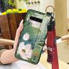 Silicone Chinese style Phone Case For Samsung Galaxy S10 5G/SM-G977N Waterproof Back Cover Lanyard Soft case Durable