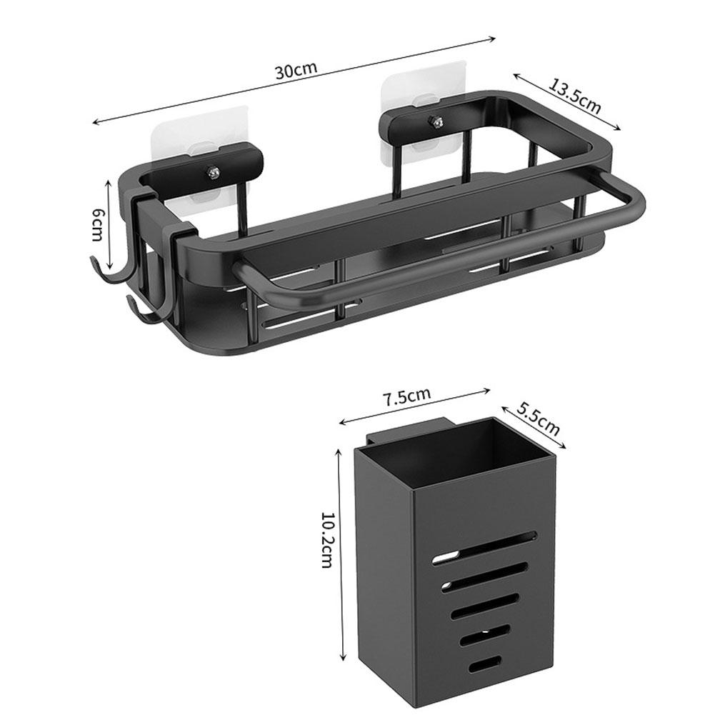 Multifunctional Kitchen Sink Holders Adhesive Wall Mounted Countertop Drainer Rack For Facial Cleanser