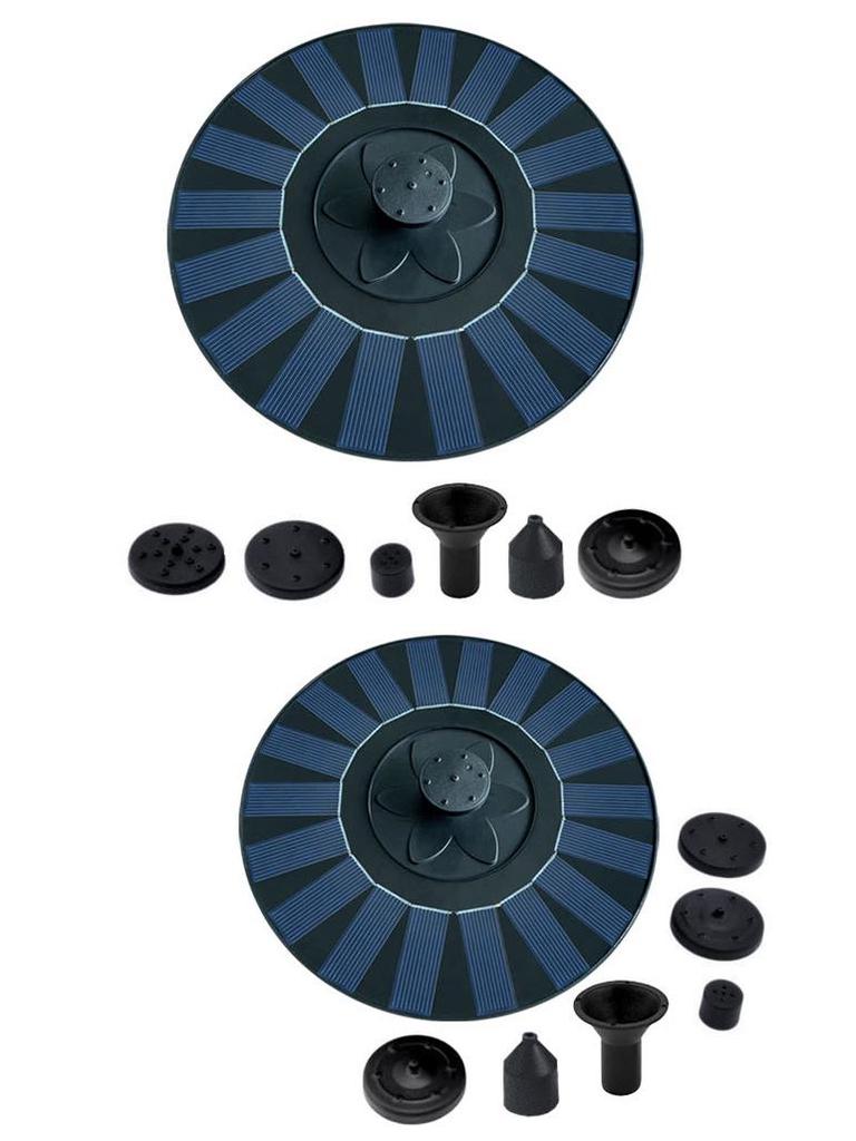 Zonnepaneel Drijvende Fontein met Watertekort Bescherming - Verkrijgbaar in 13CM, 16CM en 18CM Maten
