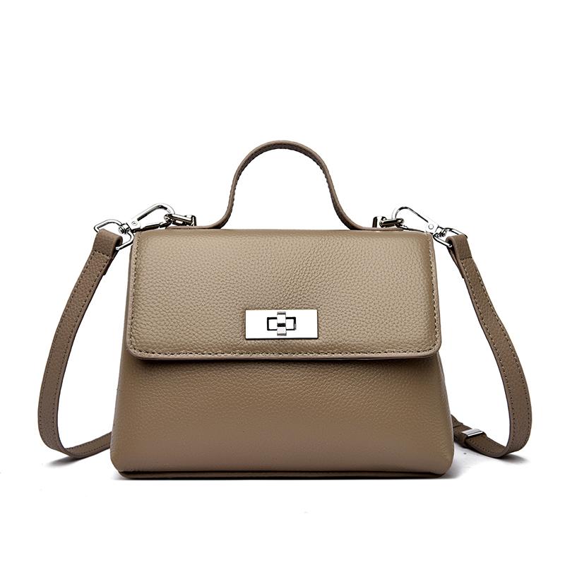 100% Genuine Leather Handbag Real Cow Leather Fashion Women Crossbody Bags Ladies New Luxury Design Shoulder Bag Female Purse
