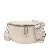 Designer Einfache Hüfttasche Damen Brusttasche Geldbörse Freizeit Gürteltasche Mode Bauchtasche Leder Blumen Damen Schulter Umhängetasche