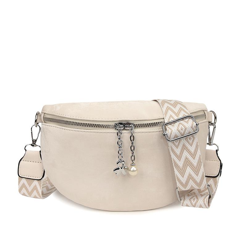 Designer Einfache Hüfttasche Damen Brusttasche Geldbörse Freizeit Gürteltasche Mode Bauchtasche Leder Blumen Damen Schulter Umhängetasche