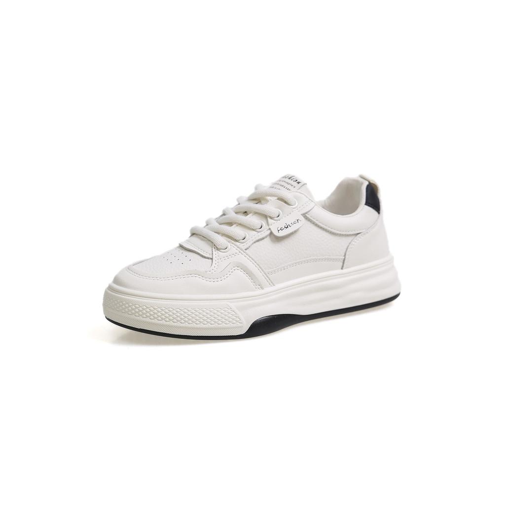 Platform-soled little white shoes women's new autumn lace-up breathable versatile women's shoes student leisure sports board shoes