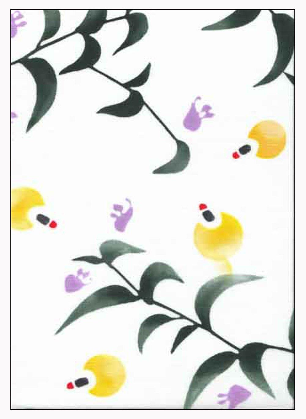 

Tenugui Made in Japan Firefly Niwa-zome (hand towel) - Chu-dyed, 100% cotton, -