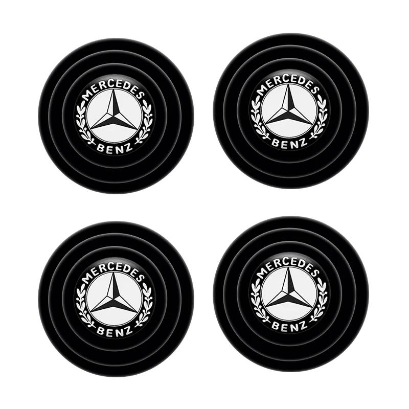 Hot Car Sticker Car Door Silicone Cushion Pad Shock-absorbing Silent Pad Car Accessories For Mercedes Benz AMG New A/B/C/E Class
