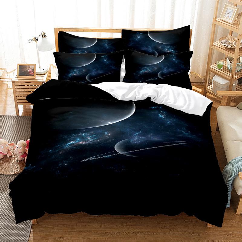 3D Digital Printing Bedding Set Quilt Cover and Pillowcase Single Double Bed Full Size Bedroom Bedding Home Decoration