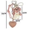 Cute Plush Teddy Bear ,Women's Bag Pendants Creative Bear, Star Phone Accessories Gift Bag Charm