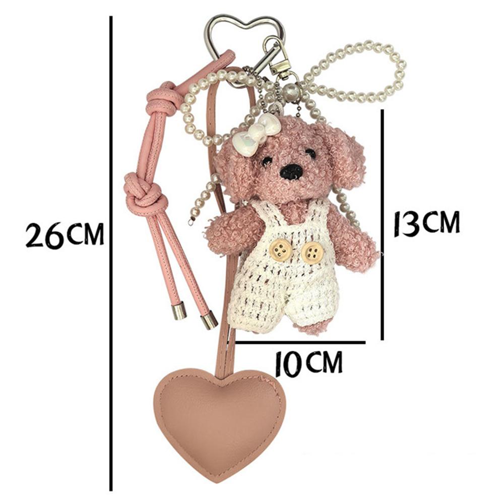 Cute Plush Teddy Bear ,Women's Bag Pendants Creative Bear, Star Phone Accessories Gift Bag Charm