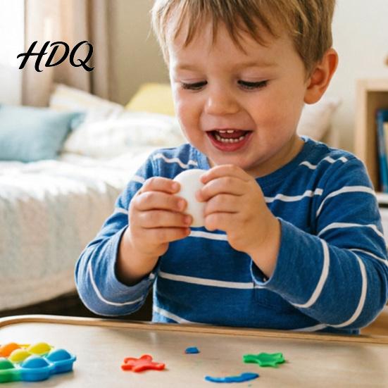 Anxiety Relief Toy 1/2Pcs Snowball Stress Decompression Ball Squeeze Soft Tactile Sensory Stretchy Pinch Fidget Party Favors Calming Hand