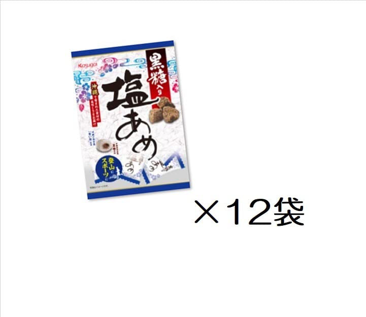 Kasugai Seika A Brown Sugar Salt Candy 79g x 12 bags