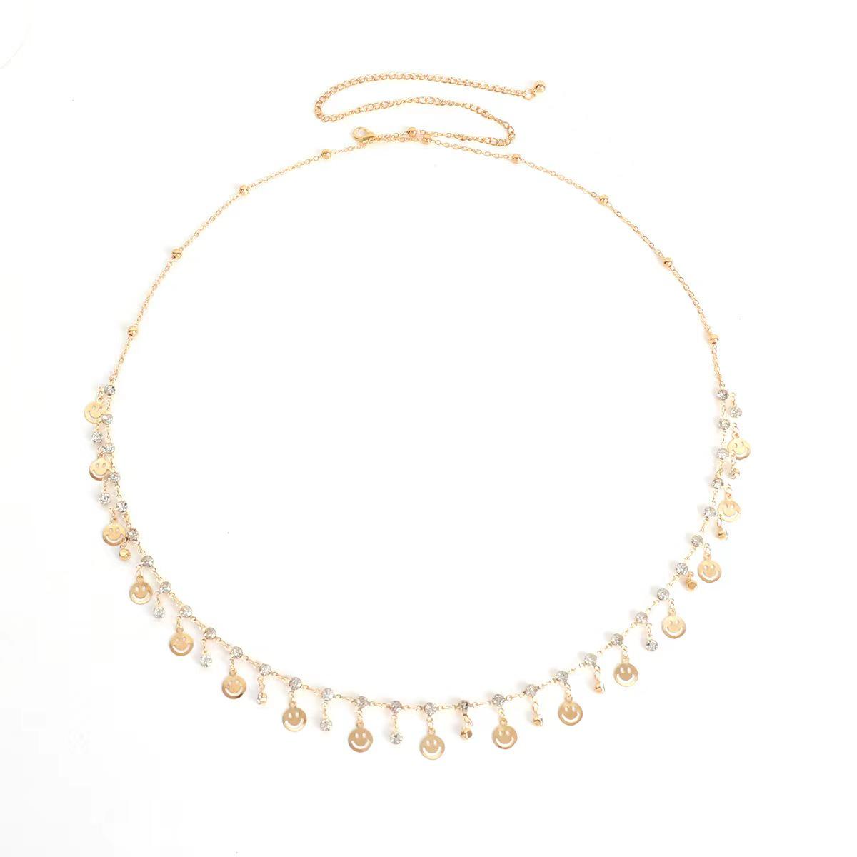 

Женская многослойная цепочка для бикини со стразами и кисточкой в виде звезды