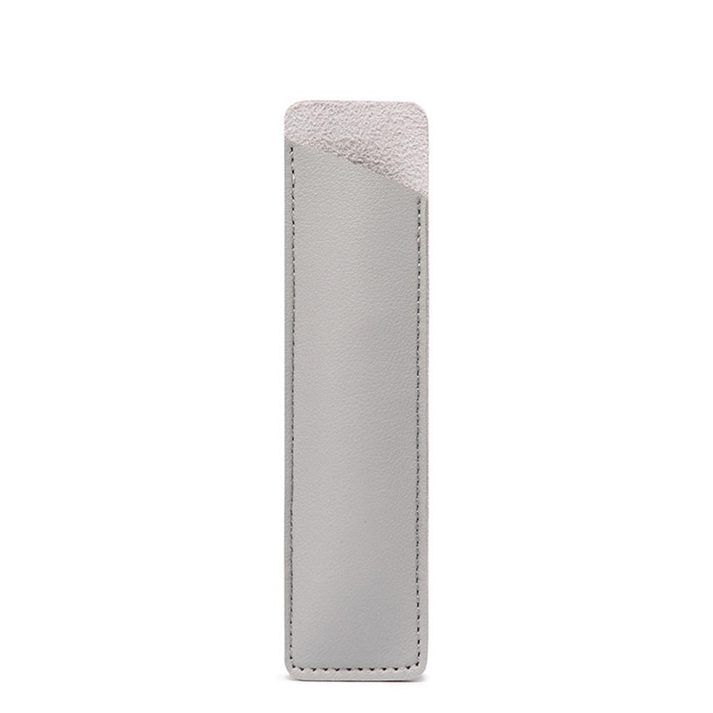 Pu Leather Pen Pencil Bag Pencil Holder Simple Pencil Case Pen Protective Bag Handmade Pen Sleeve Stationery Storage Pouch