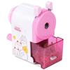 Deli Panda Student Pencil Sharpener, Automatic Lead Disposal, Stationery for Exams And Birthday Gifts, Children's Day Present, Pink