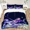 3pcs Butterfly Dreams Valorant Home Bedding Set-Fantasy Floral Decor for Bedroom, Living Room, Hotel, Festival Gift, Travel, Daily Use120202