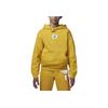 Jordan Essentials Brooklyn Solid Color Hooded Casual Pullover Long Sleeve Sweatshirt Kids Sweatshirt Ochre FZ6403-765
