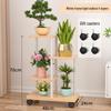Wrought Iron Multi-Layer Tall Indoor Flower Stand for Living Room or Balcony
