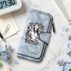 Gothic Tattoo Lady Print Long Wallet Fashionable Casual Portable Card Holder Purse