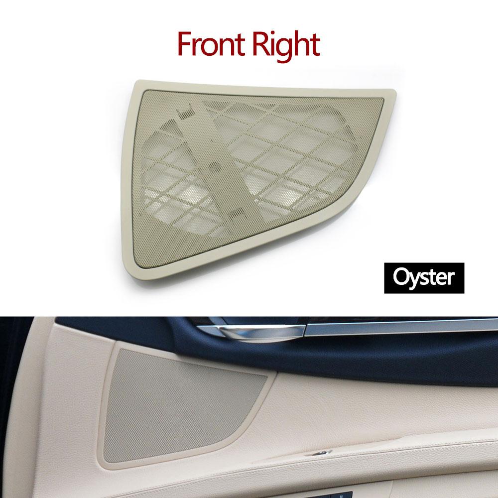Car Front Rear Left Right Door Horn Loudspeaker Sound Audio Speaker Cover For BMW 7 Series F01 F02 F04 2009-2014 730i 740i 750i