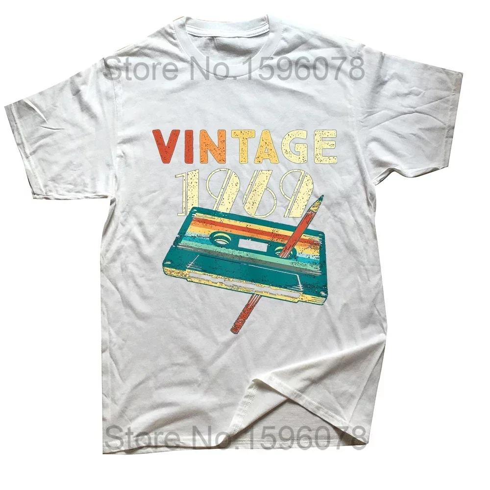 55 Year Old Gifts Vintage 1969 Limited Edition 55th Birthday T Shirt Tee Tops Round Neck Fashion Tshirt Clothing Casual T-shirts