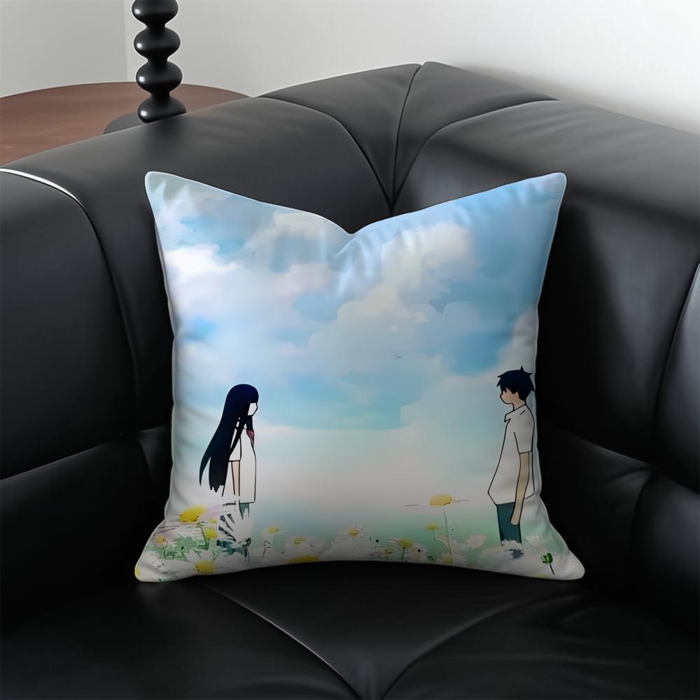 Classic comics KKimi Ni TodokeS Cushion Cover Pillow Case Antidustmite Invisible zipper silky plush cushion