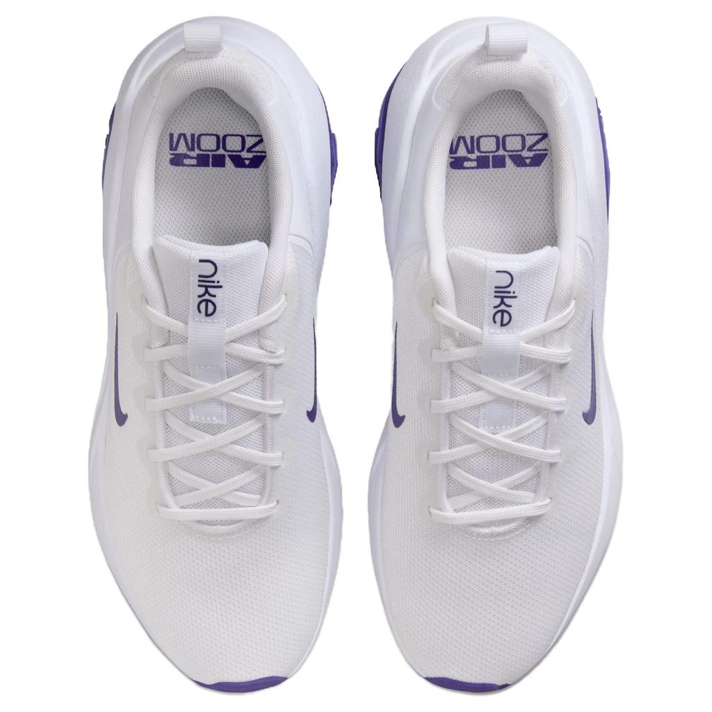 Nike Bella 7 Comfortable Breathable Support Low Top Training Shoes Women Sneaker White Purple FZ1689-105
