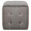 VidaXL 2 pcs Poufs Gris 30 x 30 x 30 cm Tissu velours