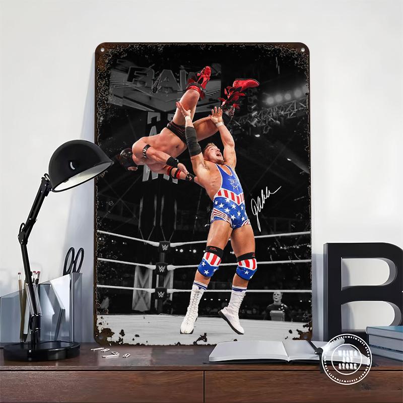 Chad Gable Metal Poster Customized Wall Art Retro Vintage Tinplate Signs for Man Cave Decoration Home Decor Accessories House