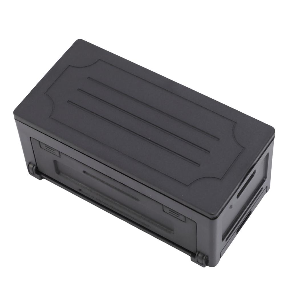 Dekoracyjne pudełko na model samochodu Symulowana skrzynka narzędziowa Walizka do przechowywania bagażu dla RC Pojazdu terenowego i inżynieryjnego Czarny