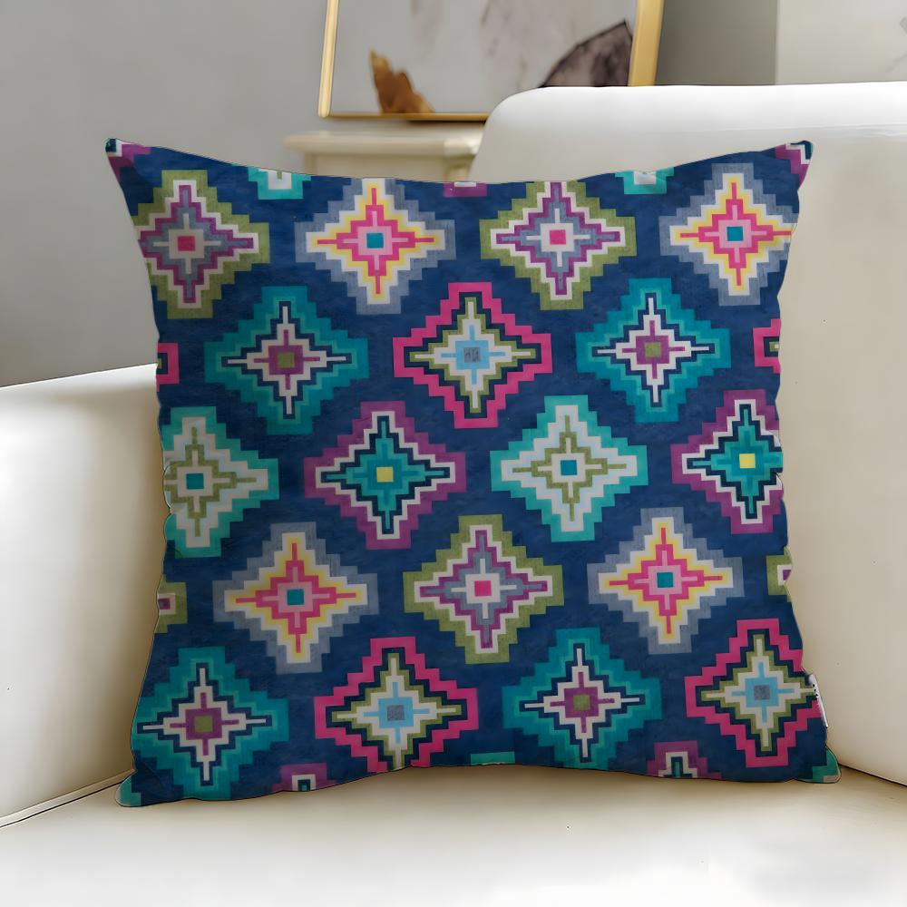 Cloud Background Pattern Cushion Cover Soft EasyWash Pillow Case Versatile for Couch Bed Travel and Office