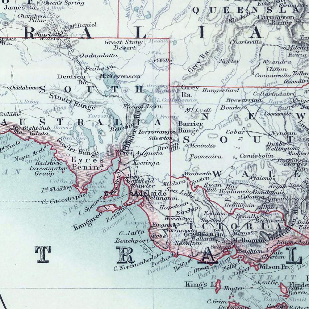 Angļu versija — vintage Okeānijas kartes gleznošanas sienas plakāts, skolas ceļojumu piederumi, dāvana, izglītojoša sienas māksla, kartes sienas dekors