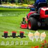 Valvola di arresto, Valvola di arresto carburante con set di fascette filtranti, Installazione facile, per Tosaerba, Decespugliatore da giardino,