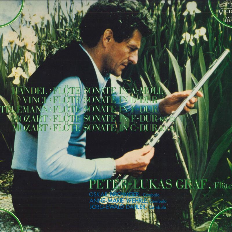 

LP Record PETER LUKAS GRAF - Flute Recital VX177 VICTOR 1974 Japan Classical Used