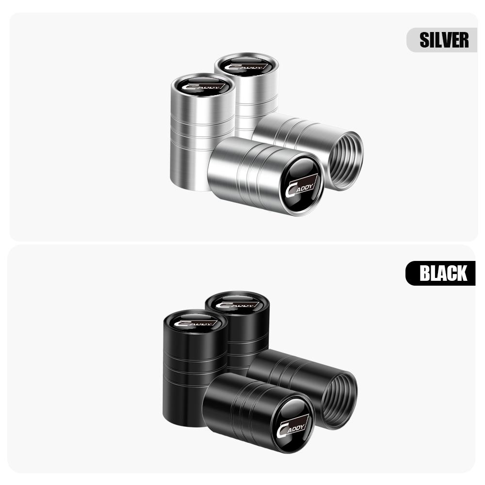 4PCS 3D Metal Car Wheel Tires Valve Caps Tyre Dust Cover For Volkswagen Polo Sharan Golf Scirocco Touran Touareg VW GIT Tcross BA5