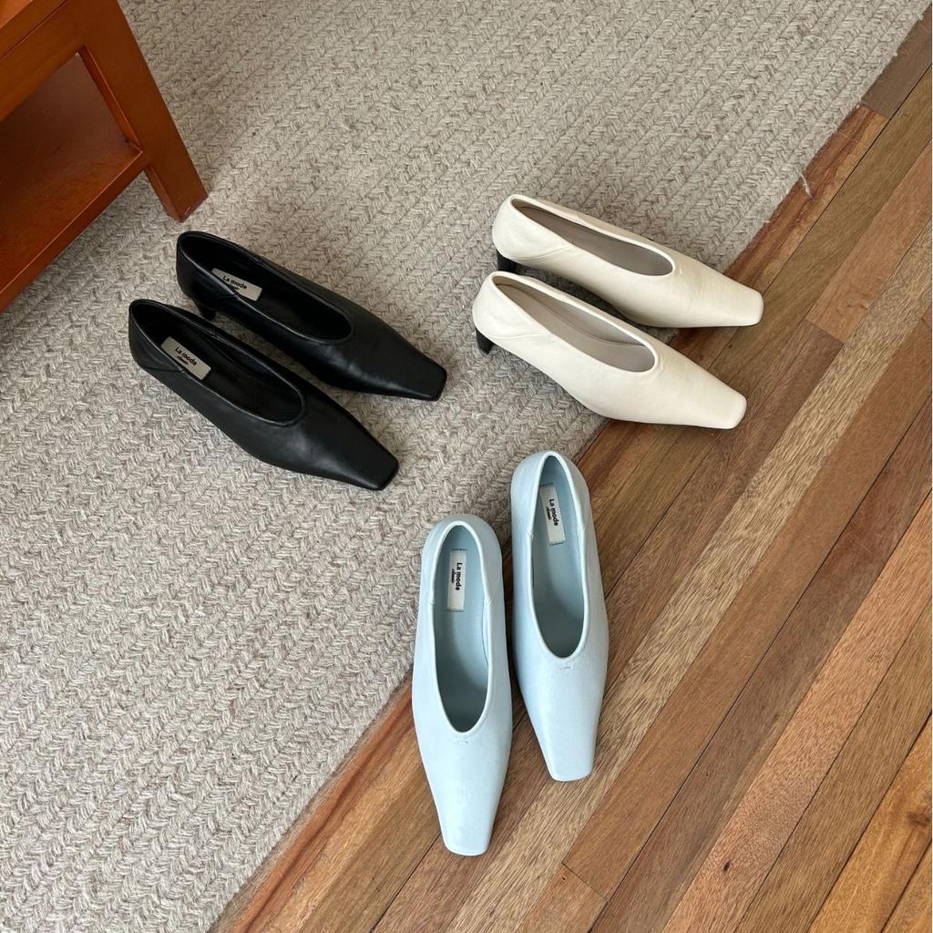 Fashion The 2025 New Style Of Small Square-Toe Braided High-Heeled Women'S Shoes Is Fashionable, Light And Mature