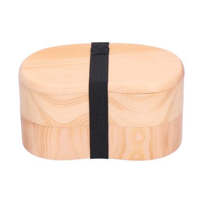 Wooden Bento Box Simple Style Portble Lunch Box Food Storage Organizer for Student Worker