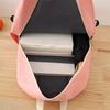 Canvas Student Backpack Four-piece Fashion Harajuku Junior High School Campus School Bag