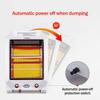 220V 600W 25*6.5*37cm Winterwärmer Lüfter Leise Home Office Schreibtisch Weiß Tragbarer Elektroheizer