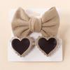 Baby Girls Headband Sunglasses Decor Kit Children Kids Supplies Seaside Beach- Accessories Bows Hair Band & Sunglasses