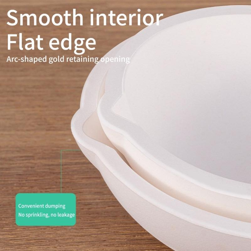 Multipurpose Quartz Melting Dish for Jewelry Crafting Metal Recycling and Scientific Research