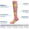 1 Pair Men'S Graduated Pressure Thigh Area Highs Soccer Sport Stockings Menbreathable Fitness Outdoor Running Cycling Lengthy Pressure Stockings
