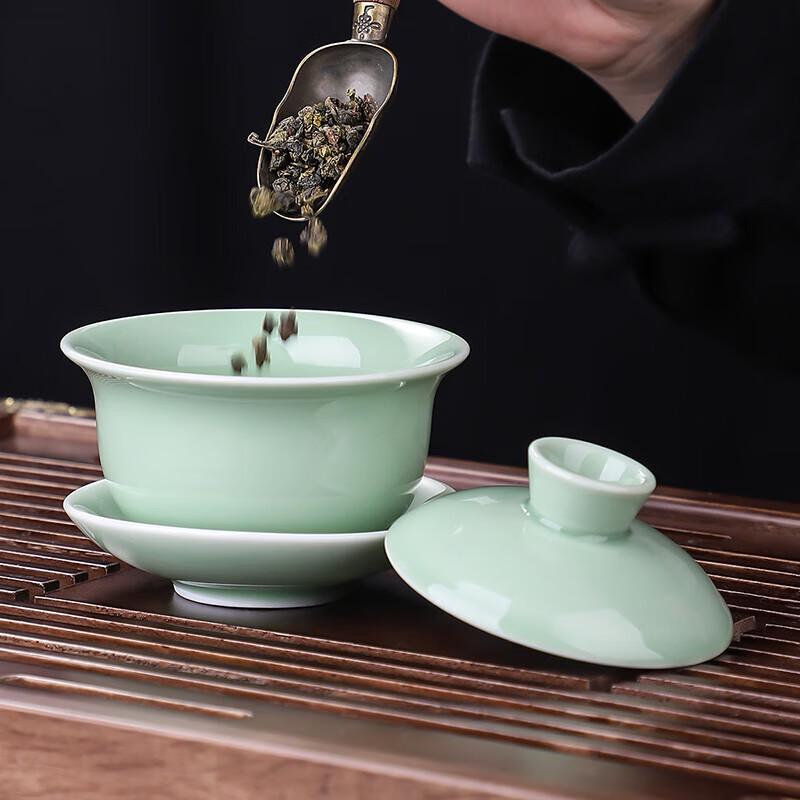 Haofeng Kung Fu Tea Set with Wooden Tea Tray