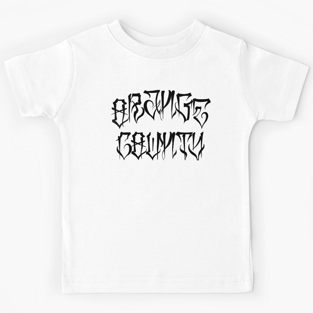 Orange County Black  Kids T-Shirt 100