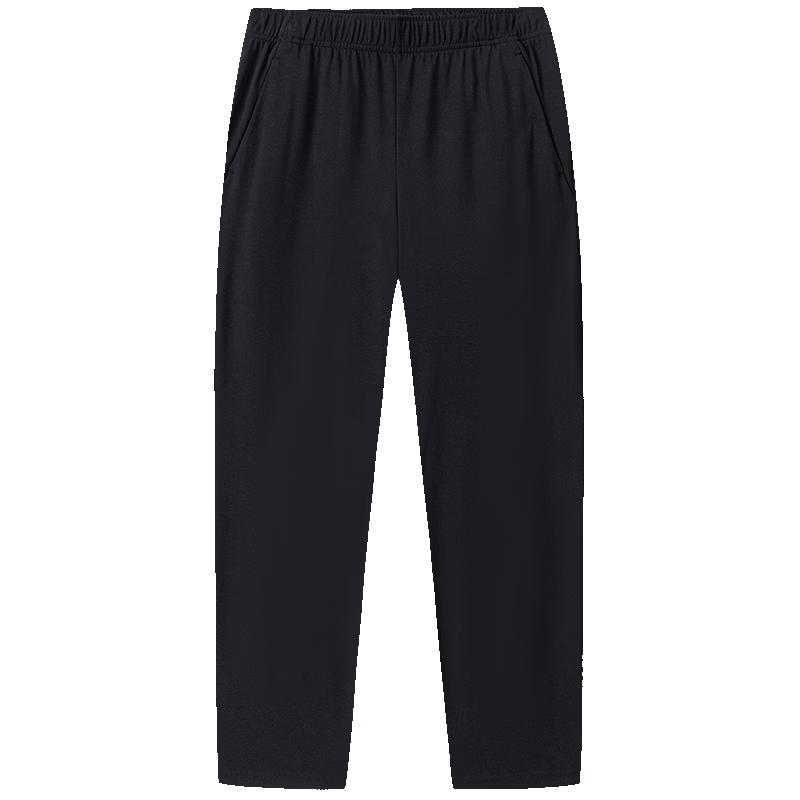 

Anta Men s Basic Black Training Trousers M