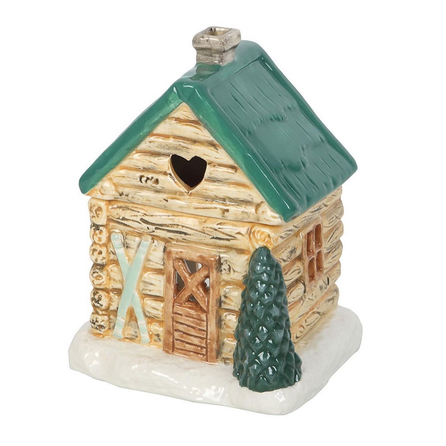 Something Different Ski Chalet Oil Burner One Size vert/marron