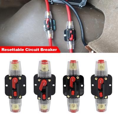 Automobile Truck Resettable Fuse Short Protection Fuse Holder Resettable Circuit Breaker 20A 30A 40A 50A 60A 80A 100A 125A 150A