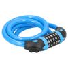 Bicycle Password Lock 5Digit Code Combination Lock Bike Security Antitheft Ring Lock(Blue )