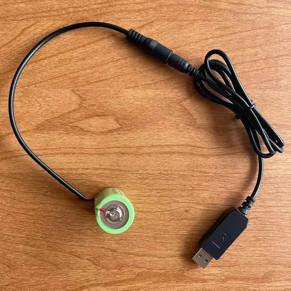 USB To C Cell Dummy Battery 5V To 1.5V Converter with 4 Ft Cable Continuous USB Power for Lantern...